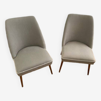 Pair of low chairs