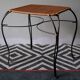 Vintage Swedish rattan and iron side table or wine or coffee table , 1970s