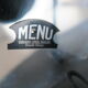 Bougeoir menu inox design 1990