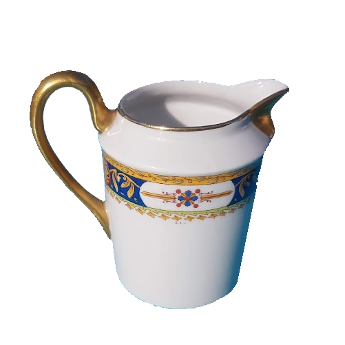Milk pot Limoges porcelain