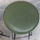 Set of 3 old bar stools 50, 60s