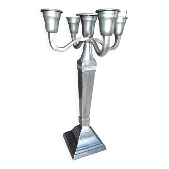 Large silver candlestick (83 cm)