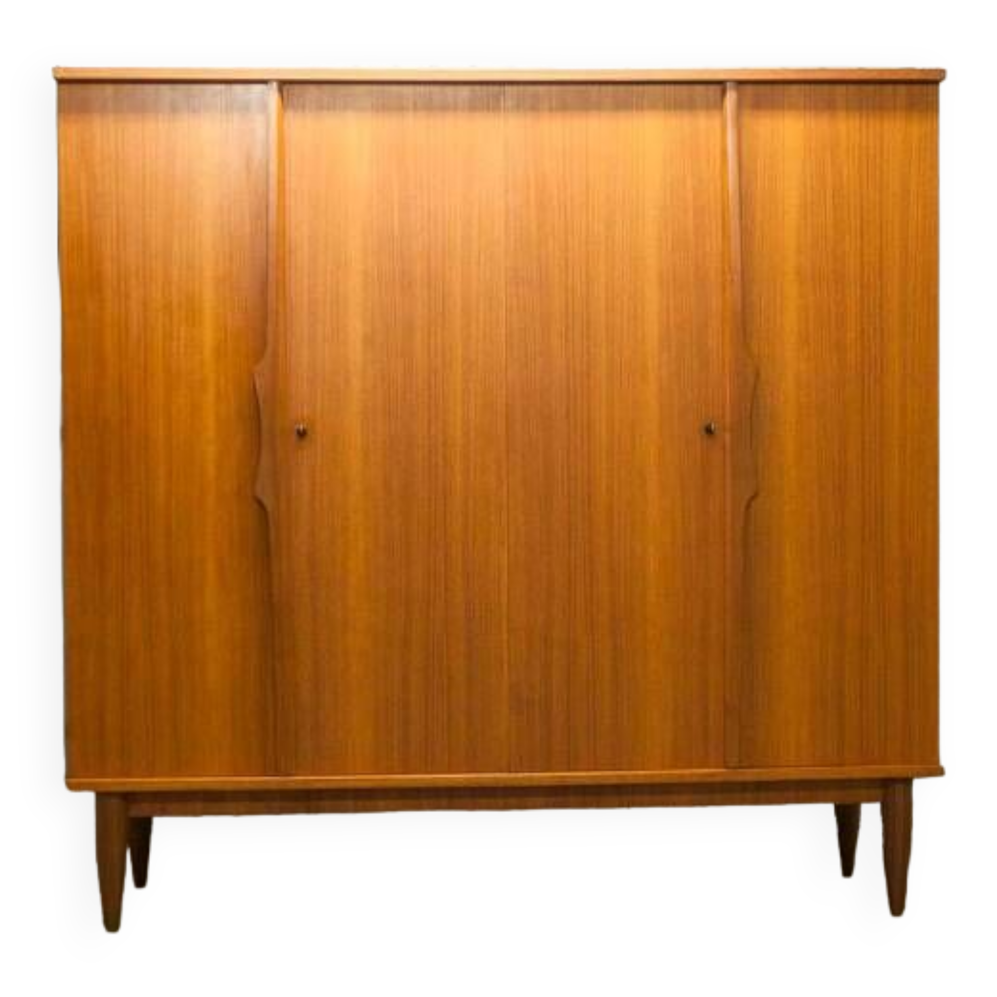 Vintage Scandinavian teak wardrobe from the 1960s.