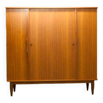 Vintage Scandinavian teak wardrobe from the 1960s.