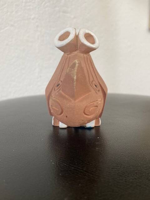 Rhinocéros vintage en céramique par Rinconada
