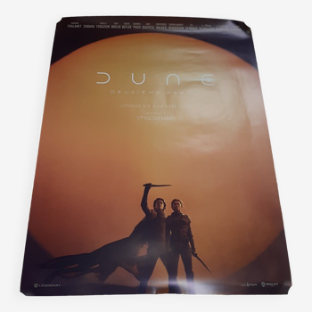 Affiche de cinéma Dune: Deuxième Partie 40x60 cm