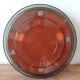 Round smoked plastic mirror 1970 Vintage.