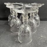 6 Baccarat Clermont liqueur glasses
