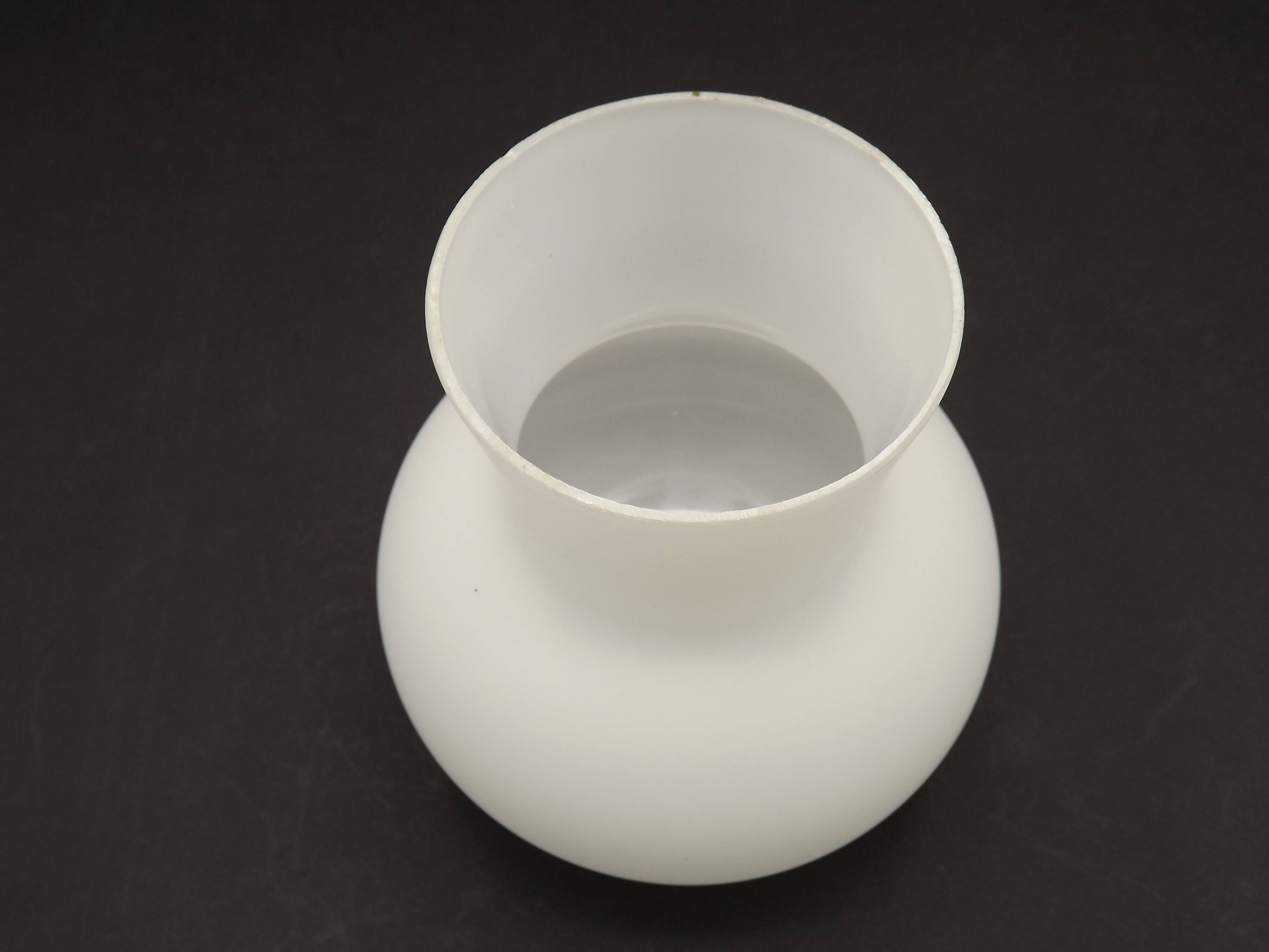 Opaque white glass lampshade