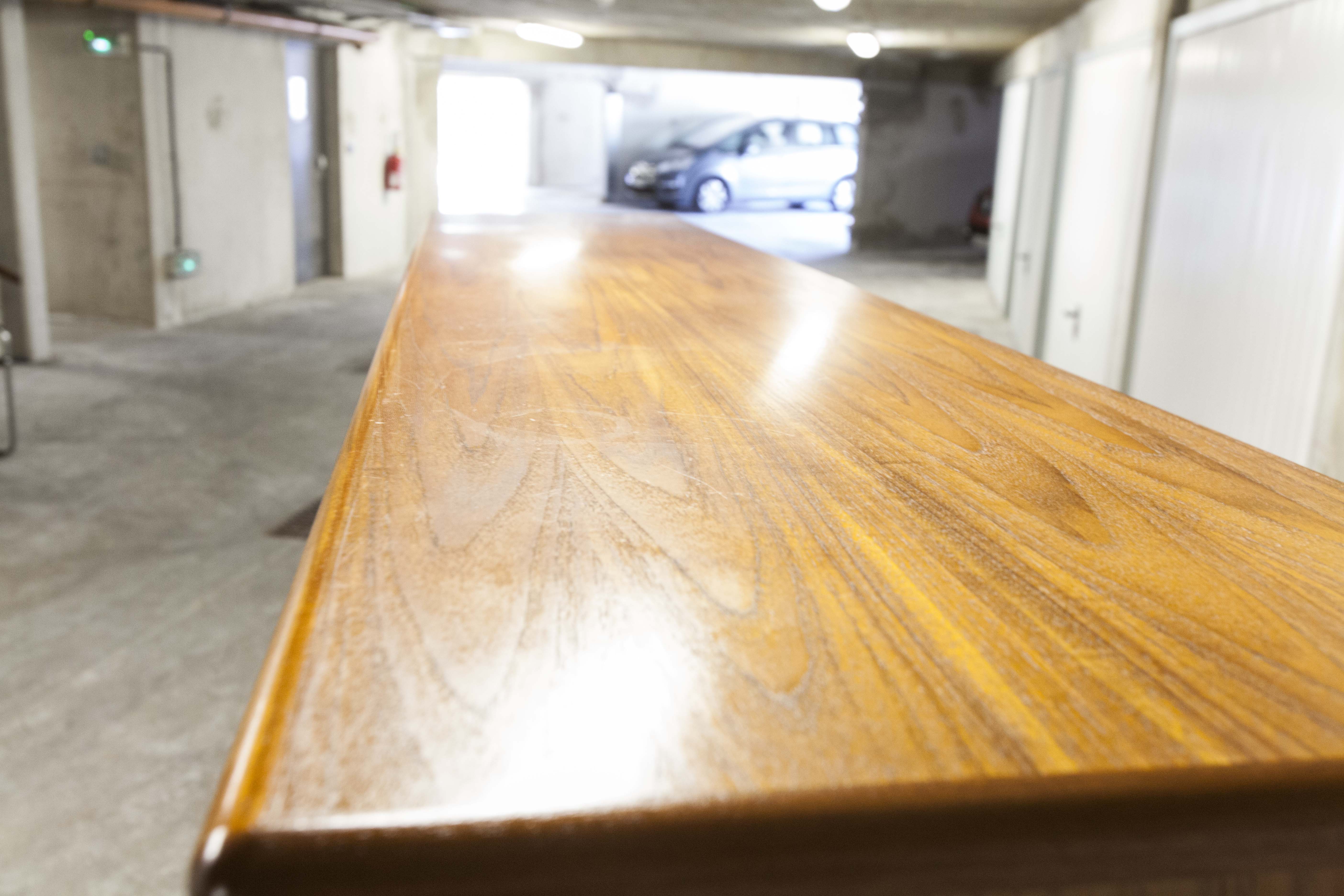 Scandinavian high enfilade 1960 solid teak