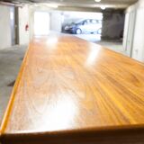 Scandinavian high enfilade 1960 solid teak