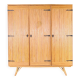 Audoux Minet style rattan wardrobe
