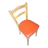 Red bistro chair