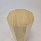 Italian travertine side table or pedestal, 1980's