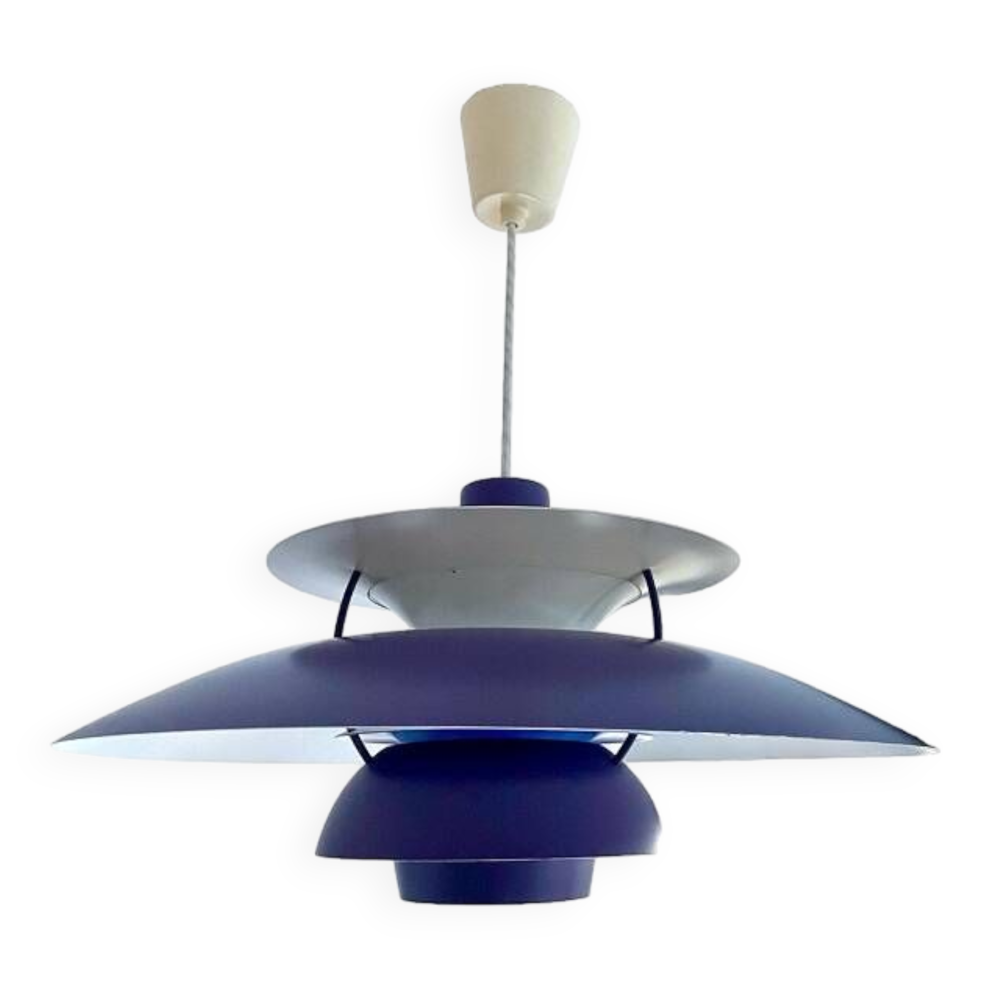 Ph5 “lila” pendant light by Poul Henningsen for Louis Poulsen Denmark