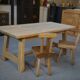 Table de la salle à manger en orme 1960's