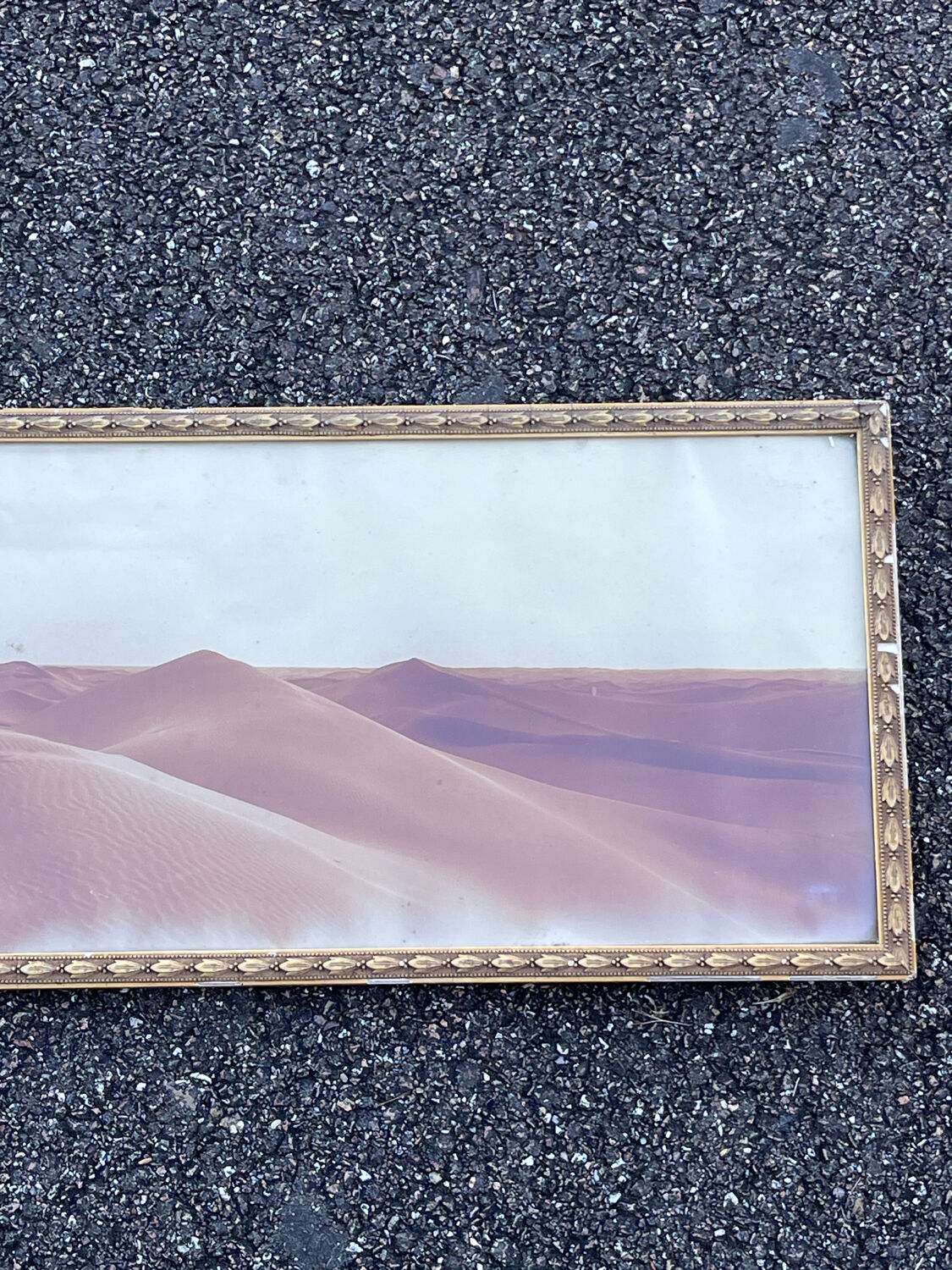 Old photograph from 1920 signed by Alexandre Bourgault, an Orientalist.