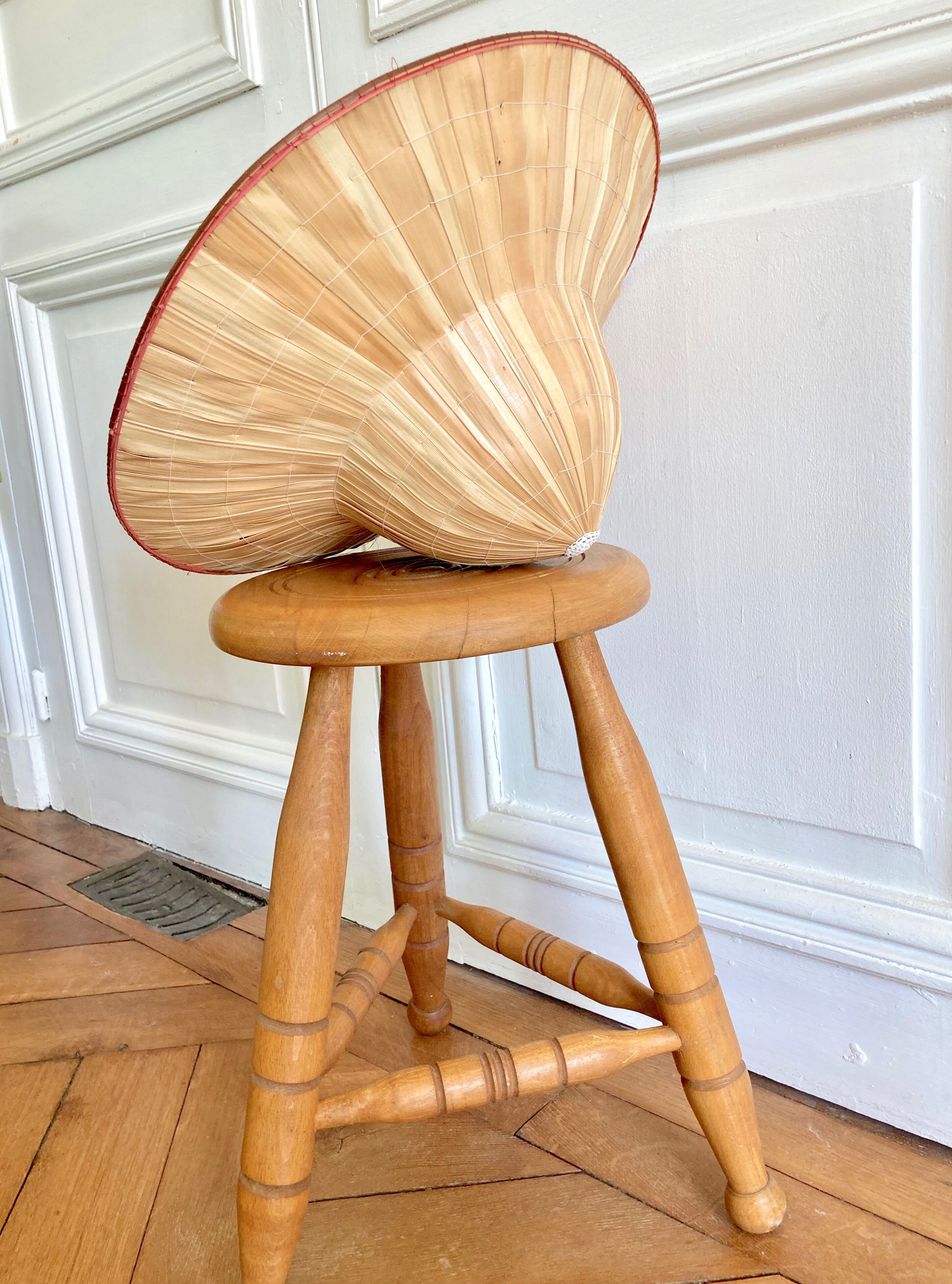 Braided hat wall decoration