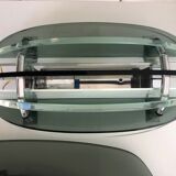 Veca mirror and 2 matching Veca wall lights made in Italy