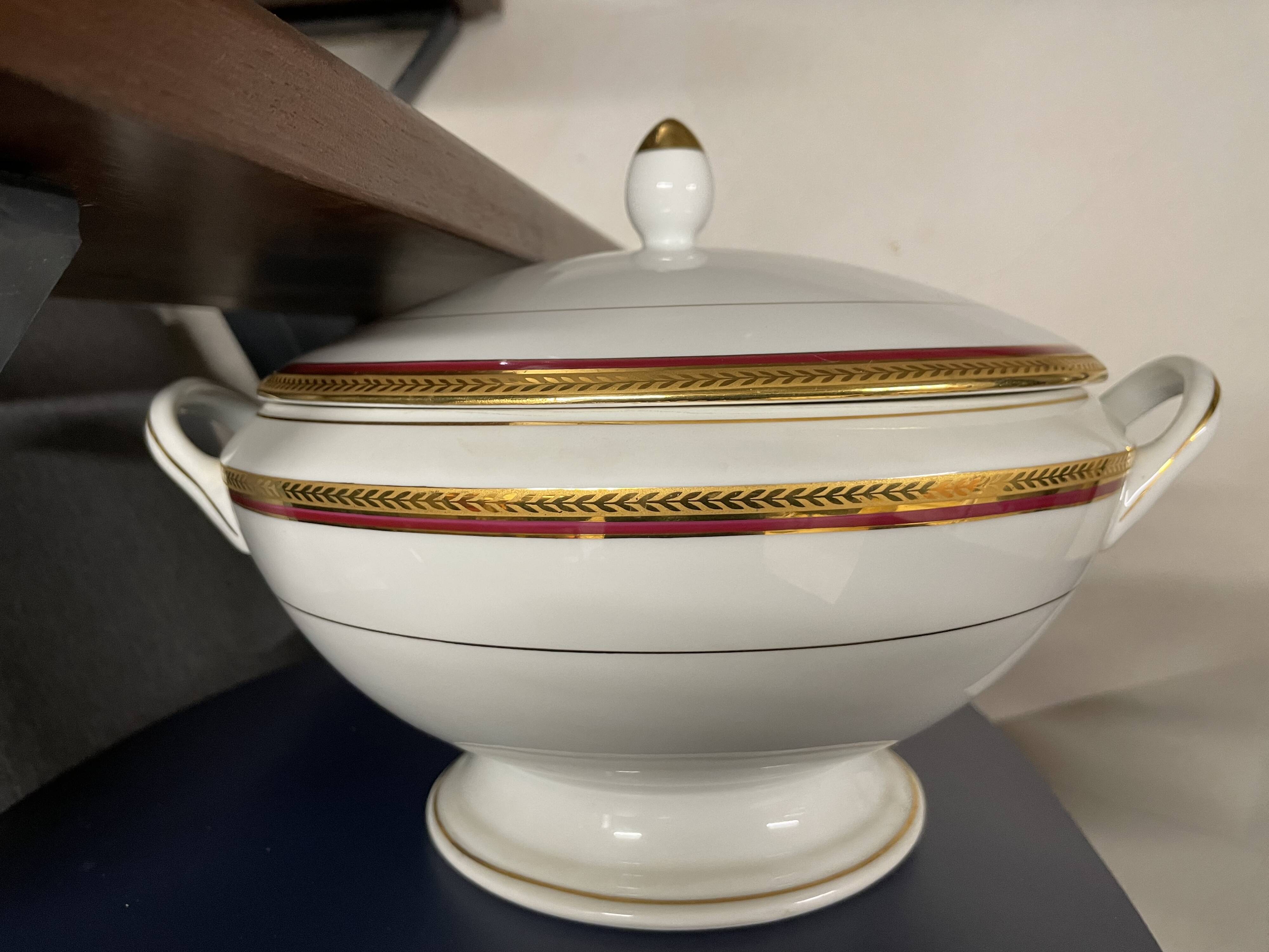 Limoges porcelain dinner service