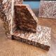 Antique pink marble bookends – Vintage Art Deco pair