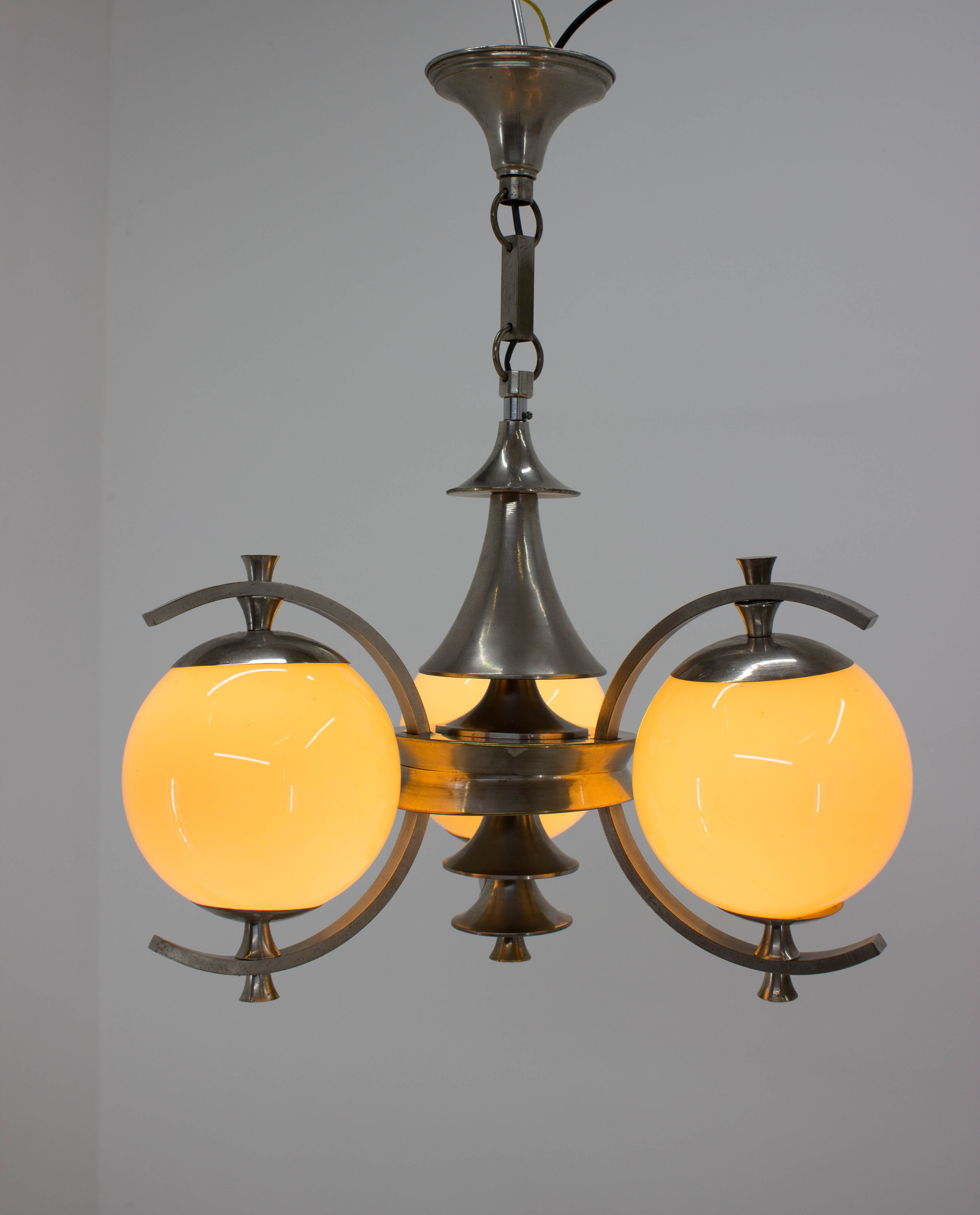 Rare Art Deco Chandelier, 1920s
