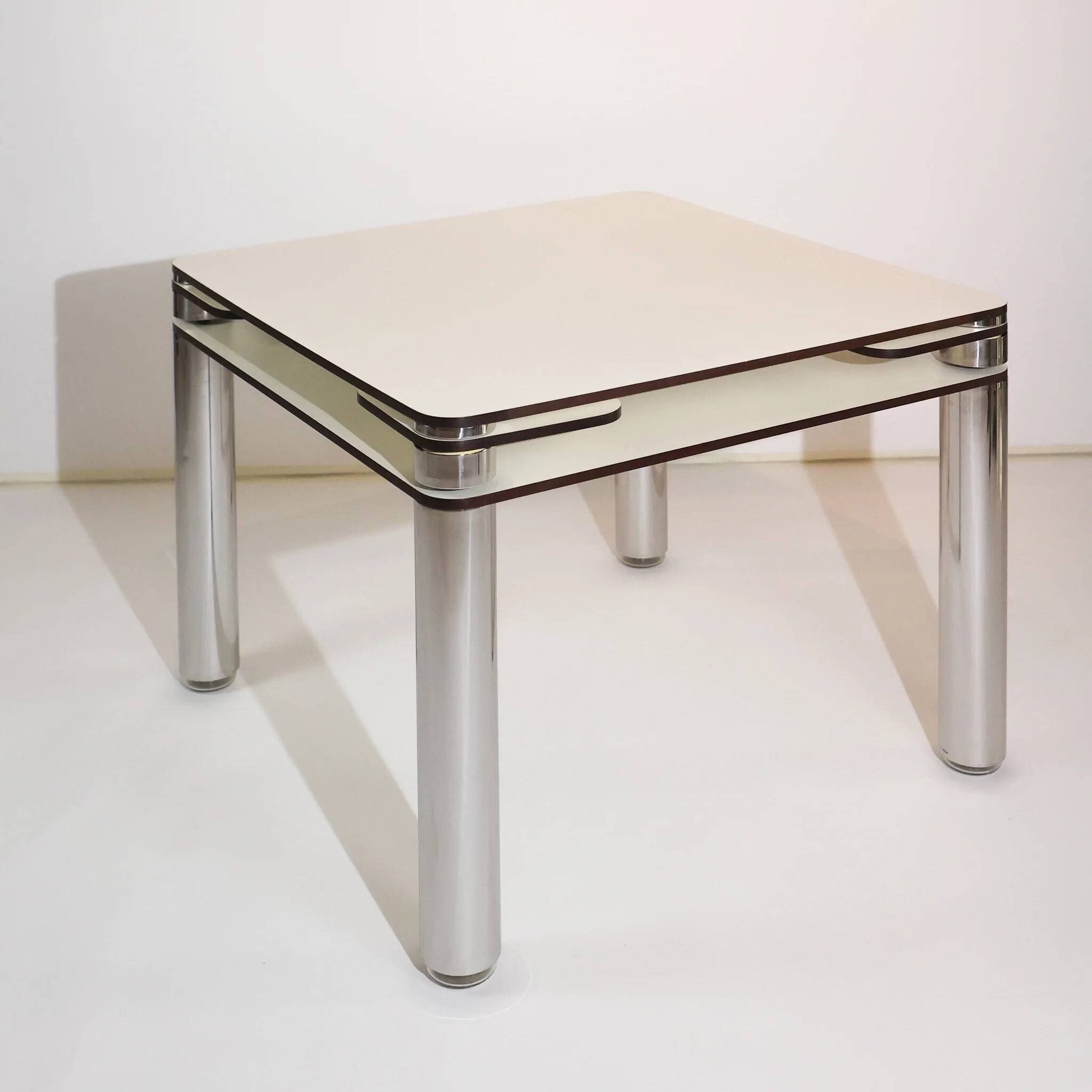 Vintage poker table by Joe Colombo for Zanotta, Italy, 1970s.