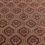 6x10 Geometric Pattern Vintage Kilim Rug, 188x309 Cm