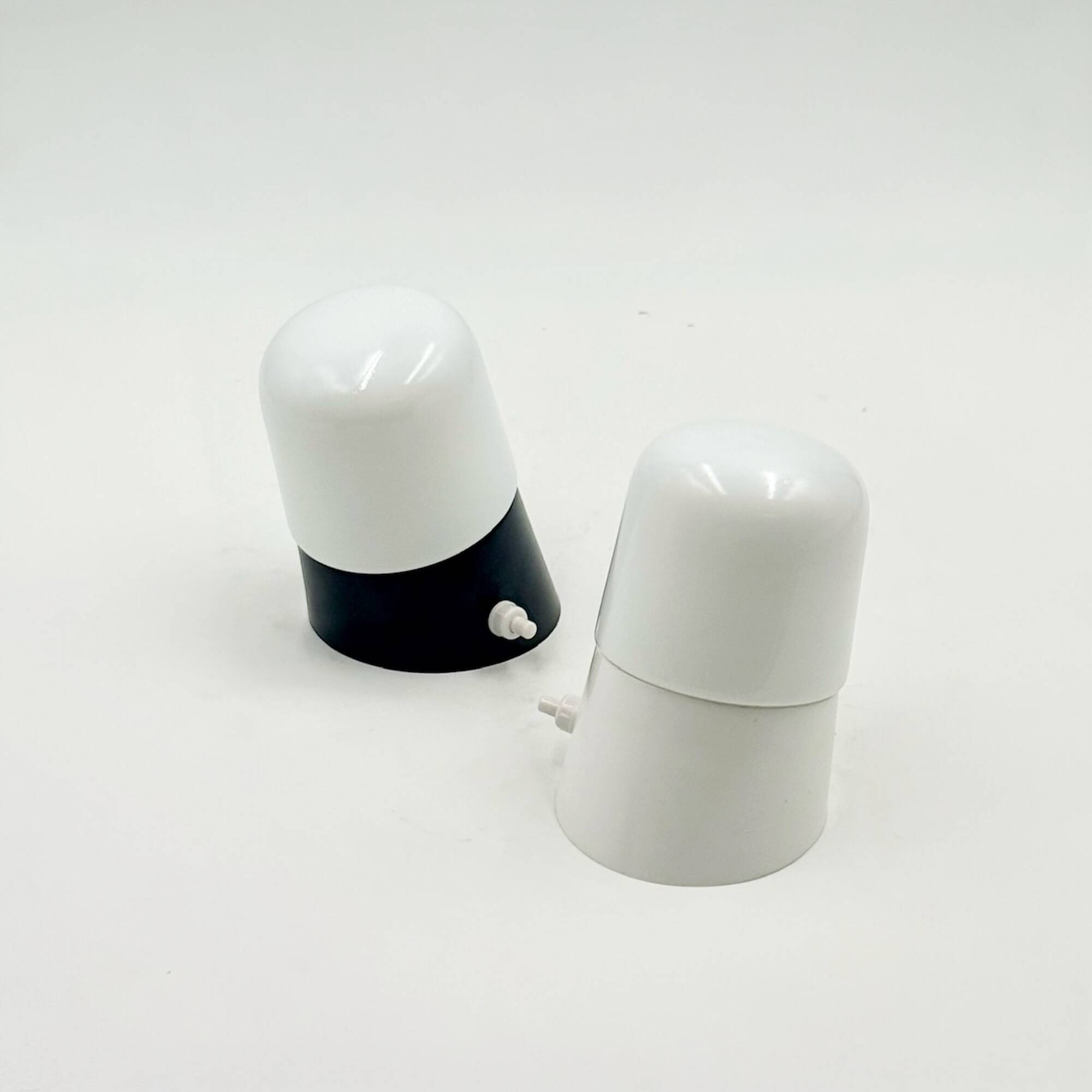 Pair of Italian Opaline Glass Wall Lights, circa 1970