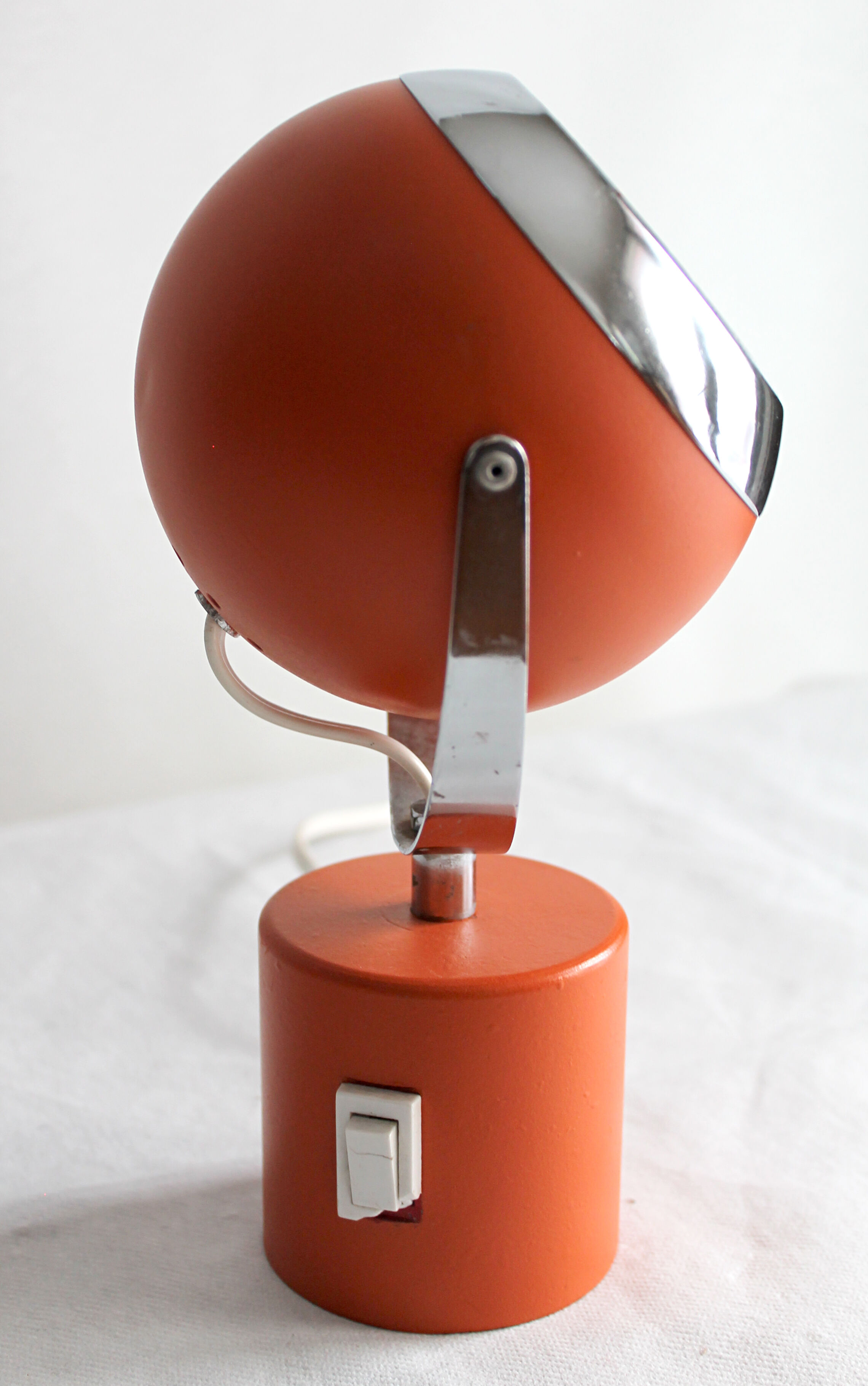 Lamp ball 70 orange metal