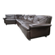 Canapé modulaire vintage marron chocolat Himolla