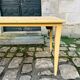 Weathered farm table