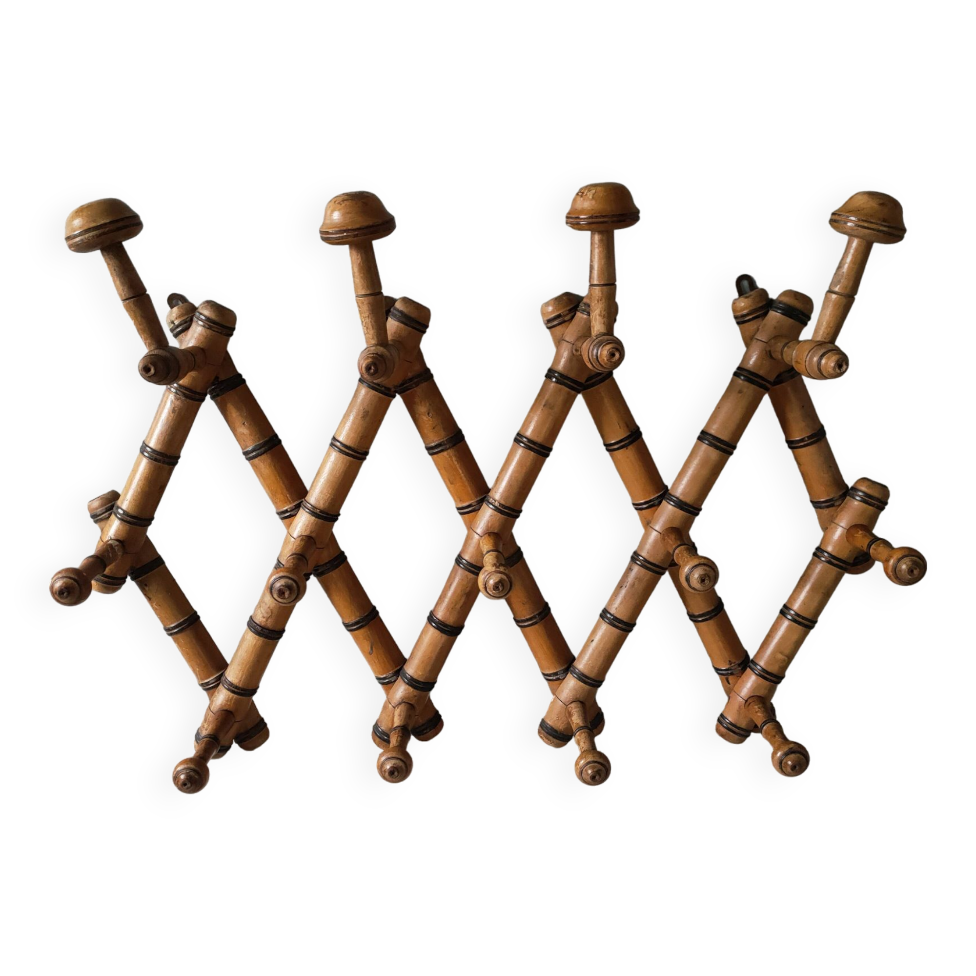 extendable coat rack from the 1930s