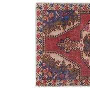 Vintage Turkish rug from Oushak, hand-woven 135x220 cm