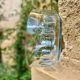 Vintage transparent salad bowl