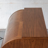 Rolltop secretary in mahogany by Egon Ostergaard, Sweden 1960’s