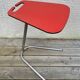 Petite Table d'appoint Stratifié Rouge - Vintage 1980