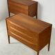 2x Kai Kristiansen teak chest of drawers for Aksel Kjersgaard