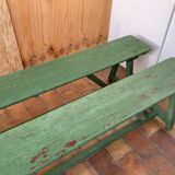 Pair of vintage benches