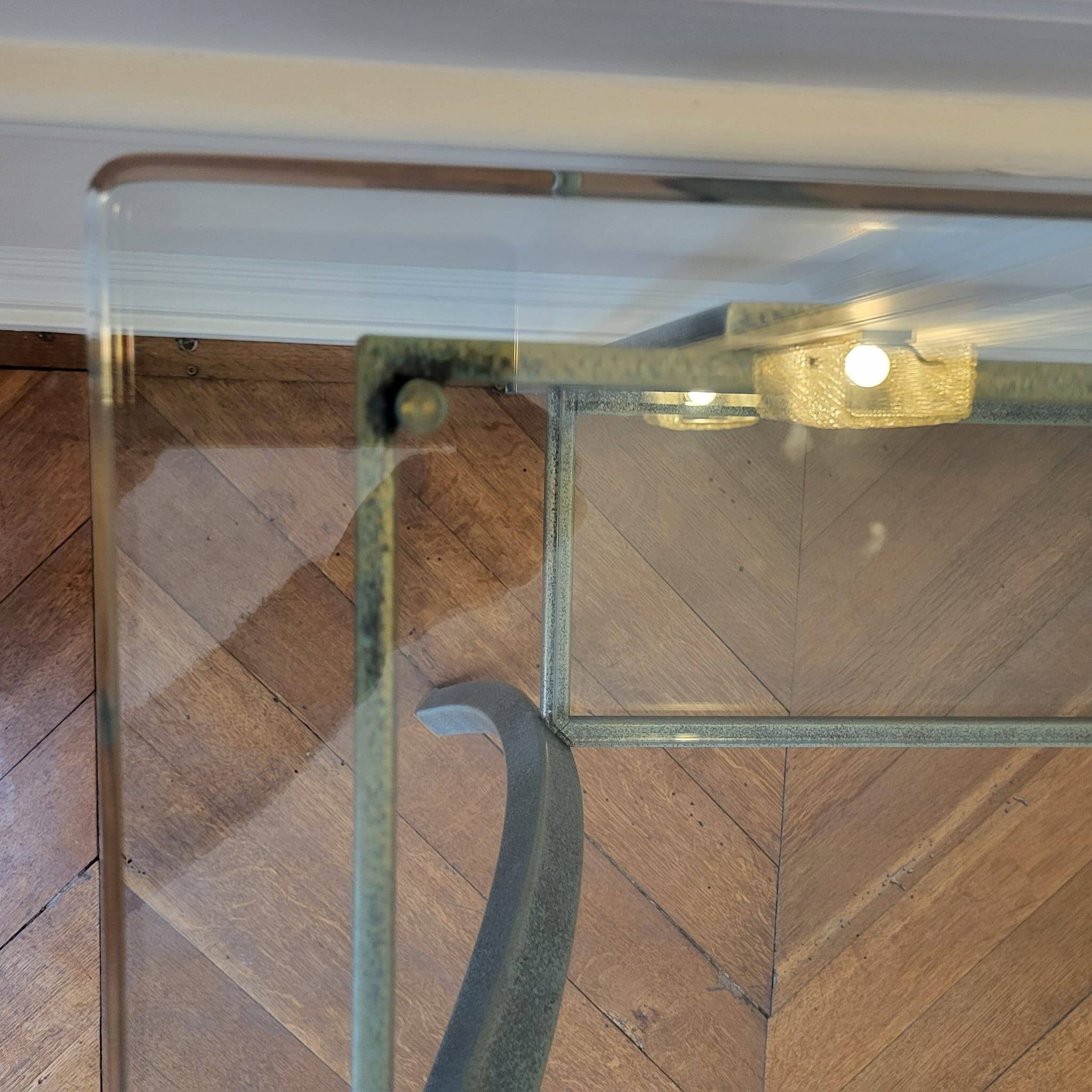 Vintage console signed Pierre Vandel Paris