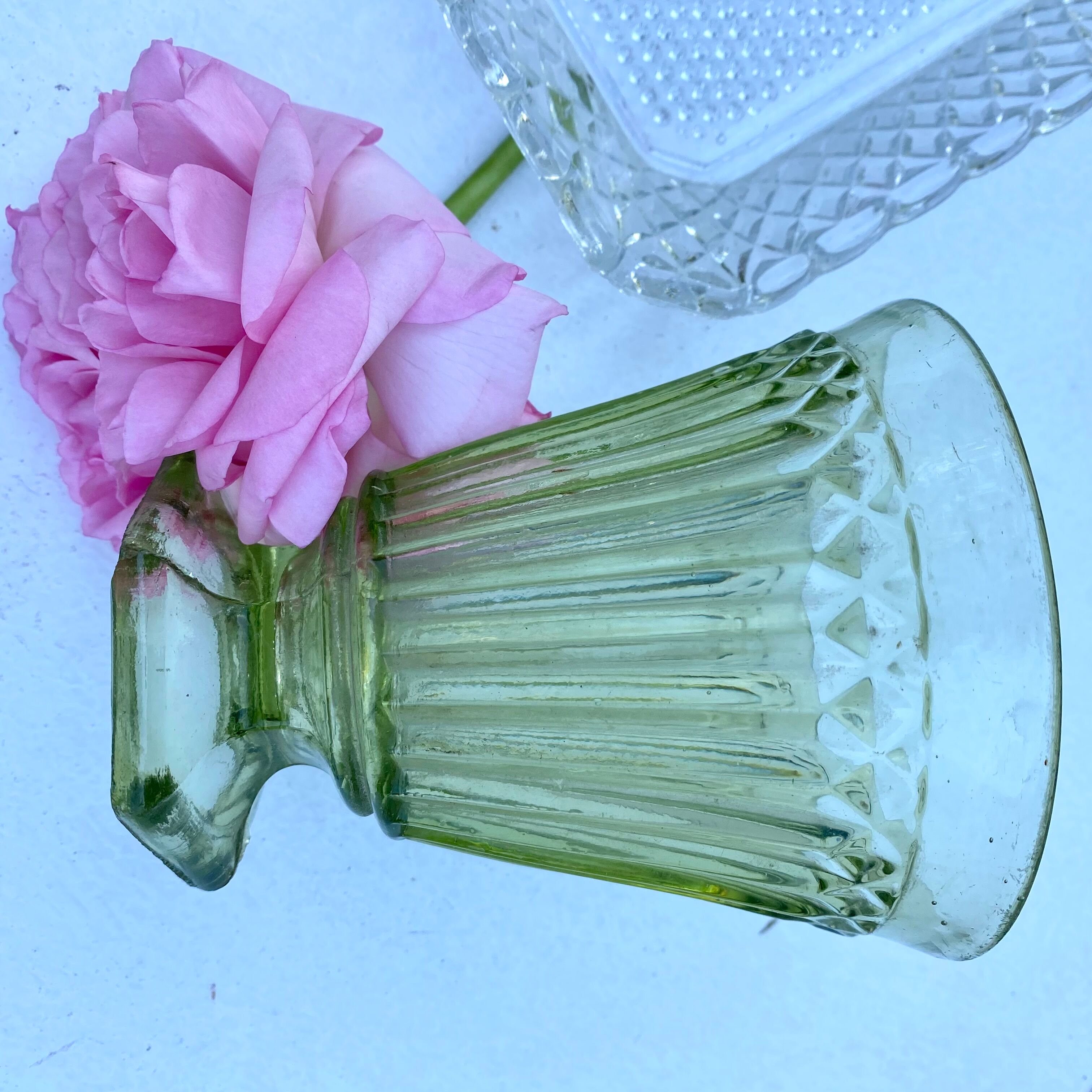 Old foot glass