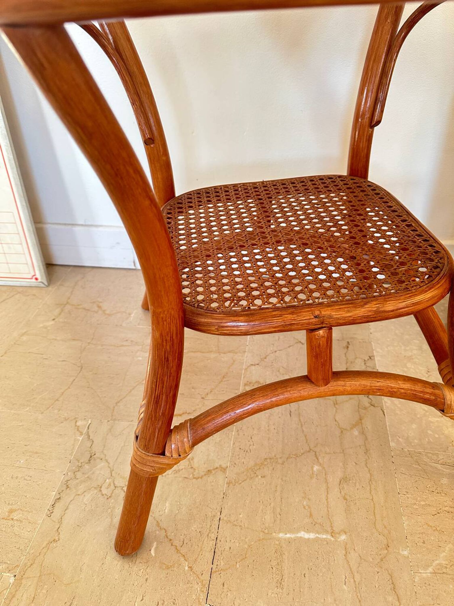 Rattan coffee table