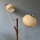 Vintage dijkstra mushroom swing arm space age floor lamp