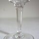 8 vintage Vannes crystal white wine glasses