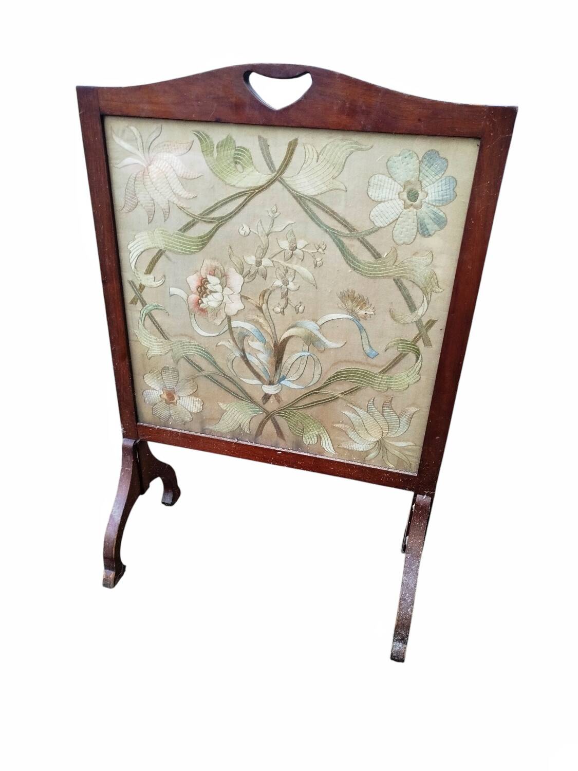 Mahogany fireplace screen 1920