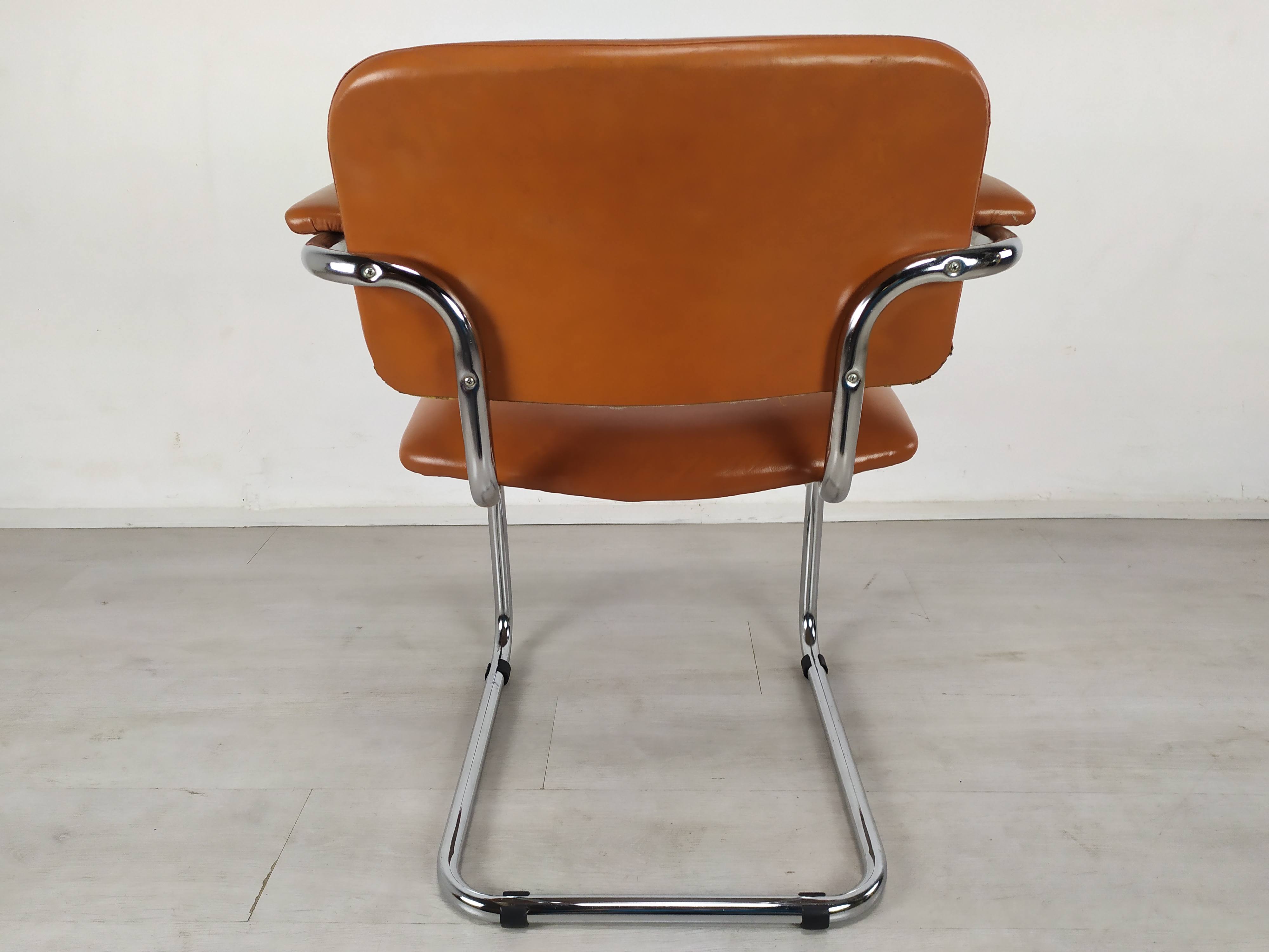 Leather armchair