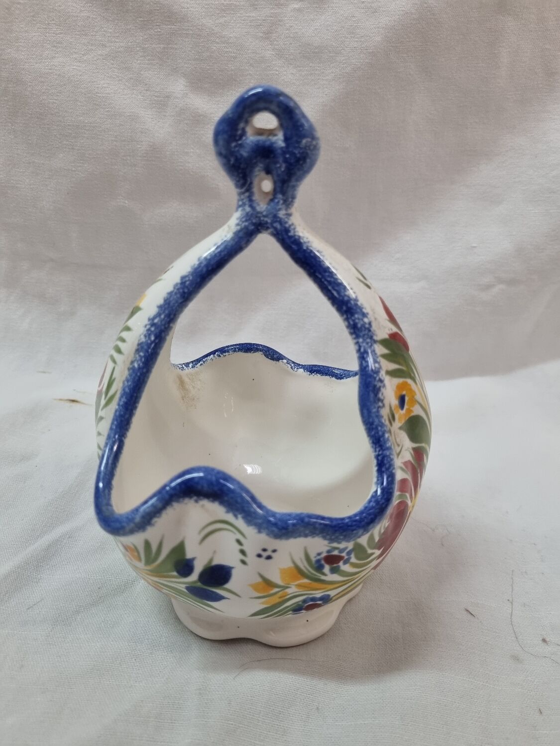 Flower pot HB HENRIOT Quimper, 1980