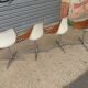 Set of 2 monohull and rotating chairs by Schweitzer for Lafargue S.A dated january 19