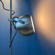 Mid-century vintage floor lamp Herda "Eyeball" in silver