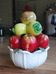 Large vintage fruit bowl – sculptural centrepiece from the year